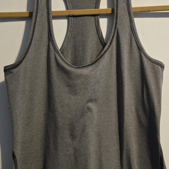 Athleta Charcoal Racerback Tank Top - Picture 6 of 10